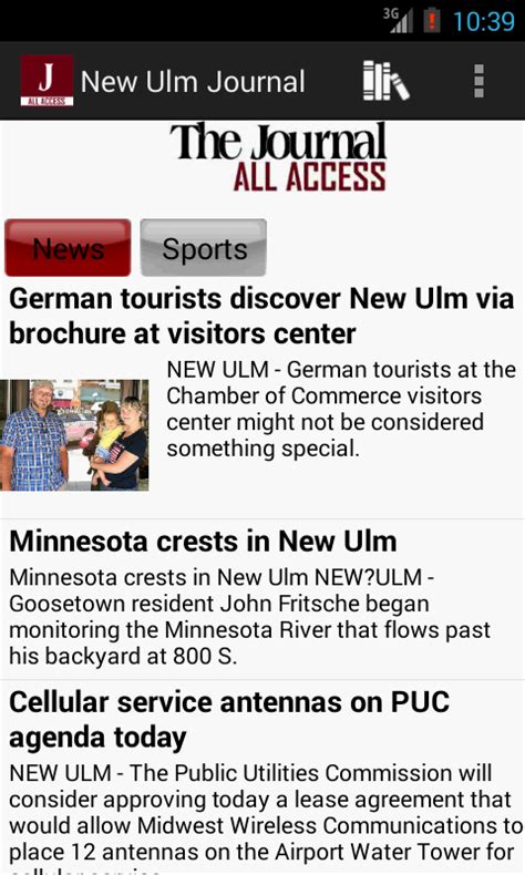 new ulm journal|new ulm journal all access.